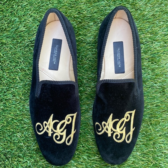 London Sole Other - London Sole Loafers with Embroidered Initials “AGJ”